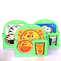 Toddler Dinnerware Bamboo Children Tableware Set Children'S Tableware